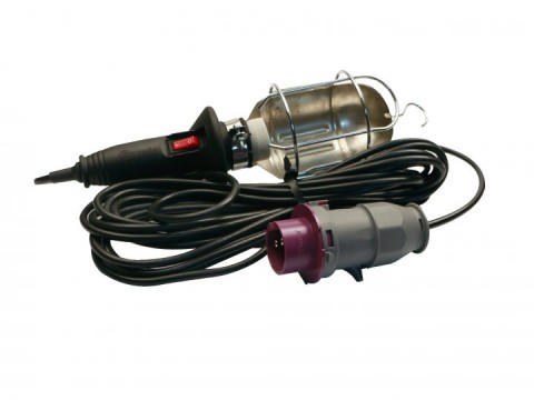 Portable Hand Lamp w Switch and 7,5 m Cord - BA1-1001-1031