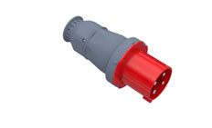 CEE Norm 4/63A Plain Plug - BC1-4504-2011