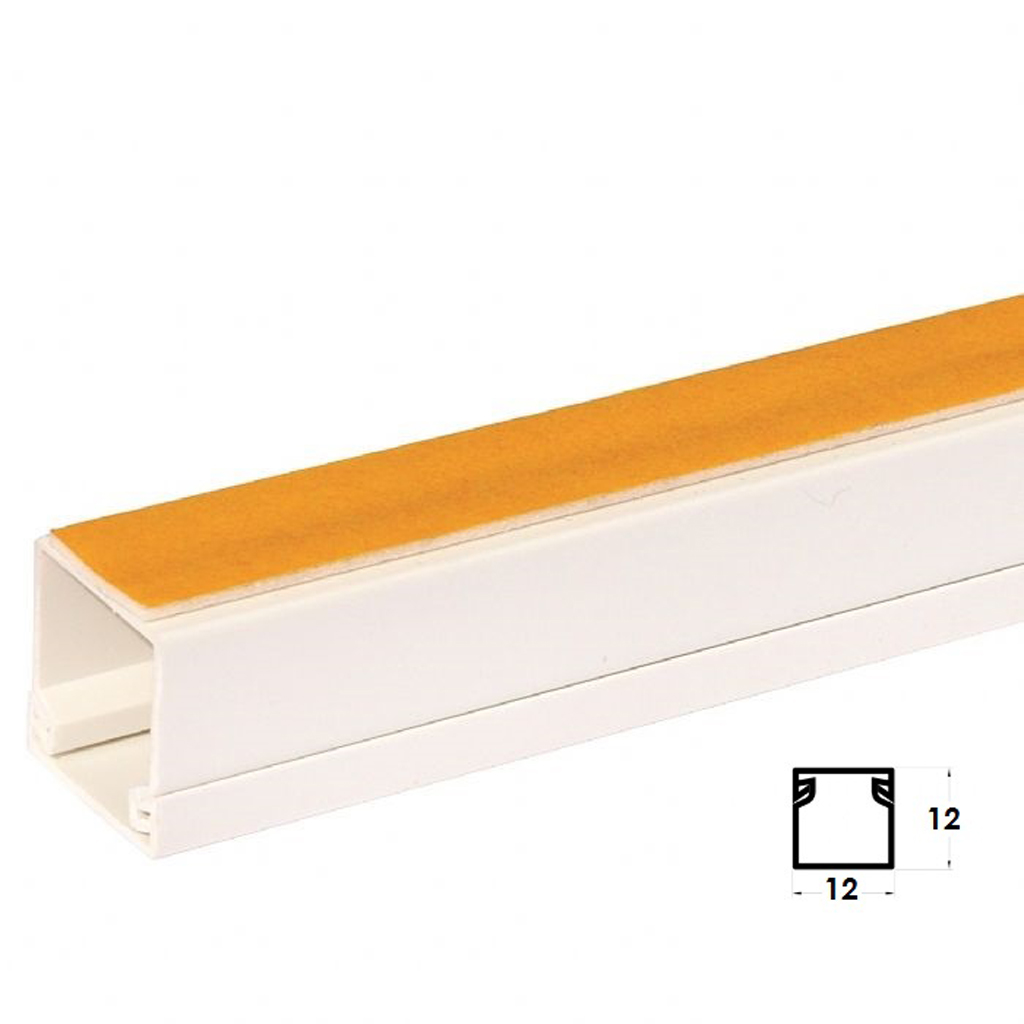 12 x 12 Self Adhesive Cable Trunking - EVL.1212-1