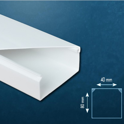 80 x 40 Cable Trunking - EVL.8040