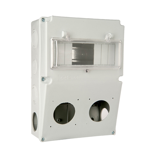 Empty 2 outlet Combination Enclosure With Outlet Hole - KB.0380-1