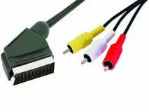 Scart / 3RCA Cable 1,2 mt. - TK.1464