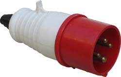 4/16A. Plastic Plain Plug (HJ.014) - TRİ.300