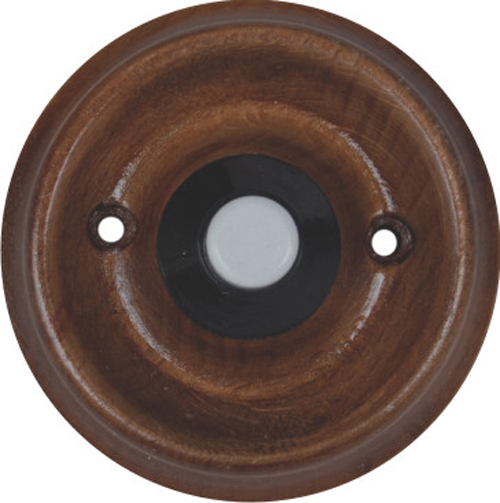 Wooden Round Bell Button - ZB.133